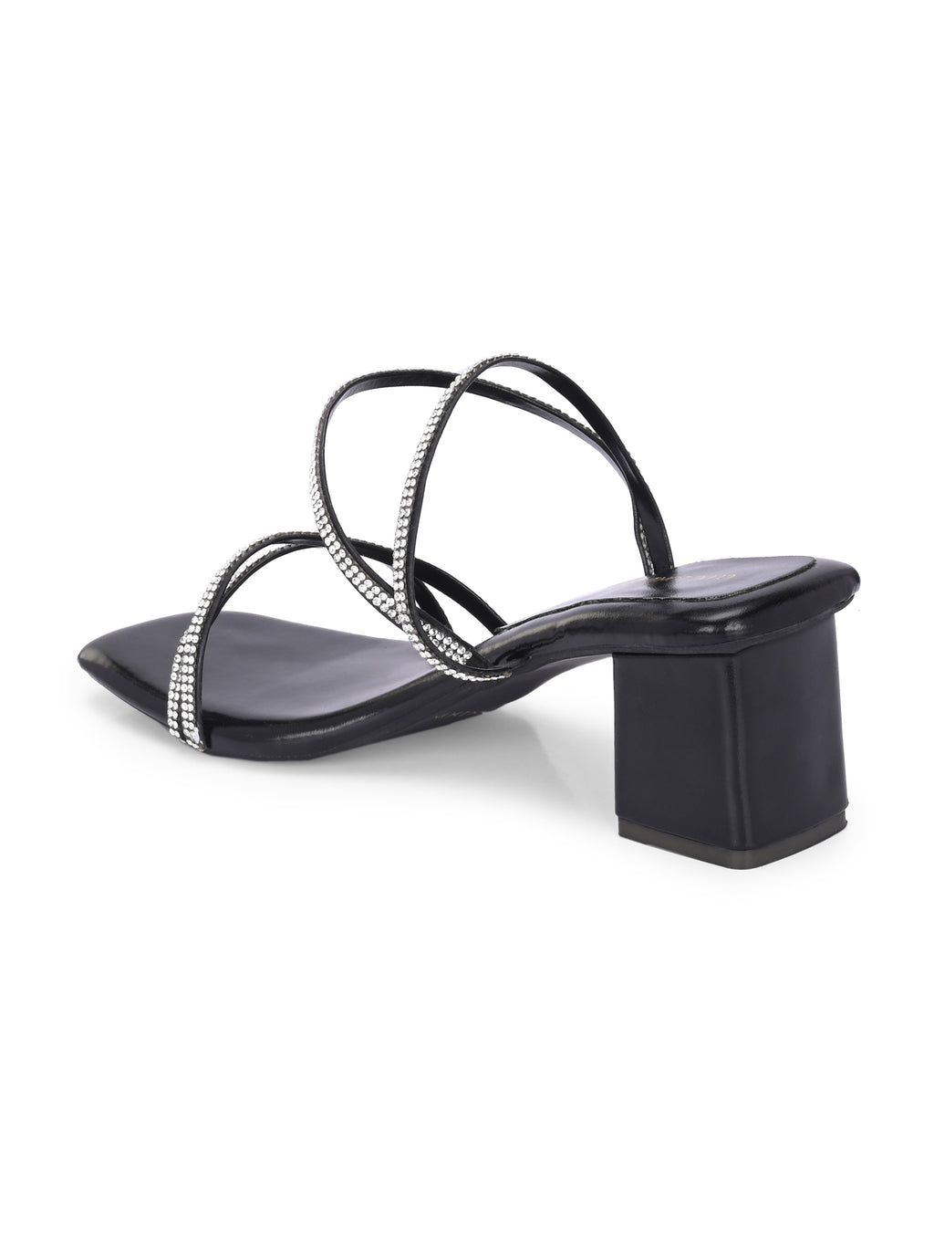 Women Black Heels Sandals