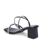 Women Black Heels Sandals