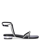 Women Fashionable Black Heels Sandals