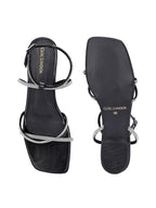 Women Fashionable Black Heels Sandals