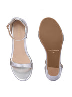 Women Fashionable Silver Heels Sandals