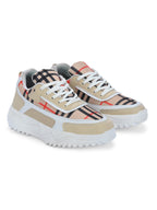 Women Multicolor Round Toe Sneakers