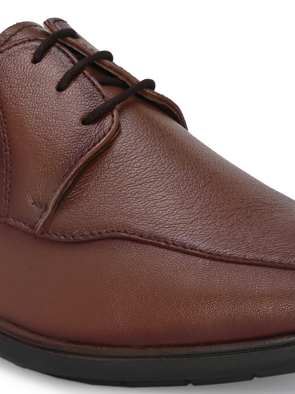 Men's Textured Leather Formal Derby Shoes