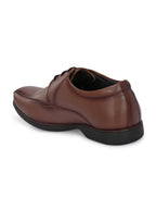 Men's Textured Leather Formal Derby Shoes