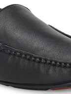 Men's Textured Leather Loafer Shoes