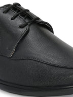 Men's Textured Leather Formal Derby Shoes