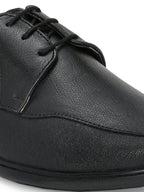 Men's Textured Leather Formal Derby Shoes