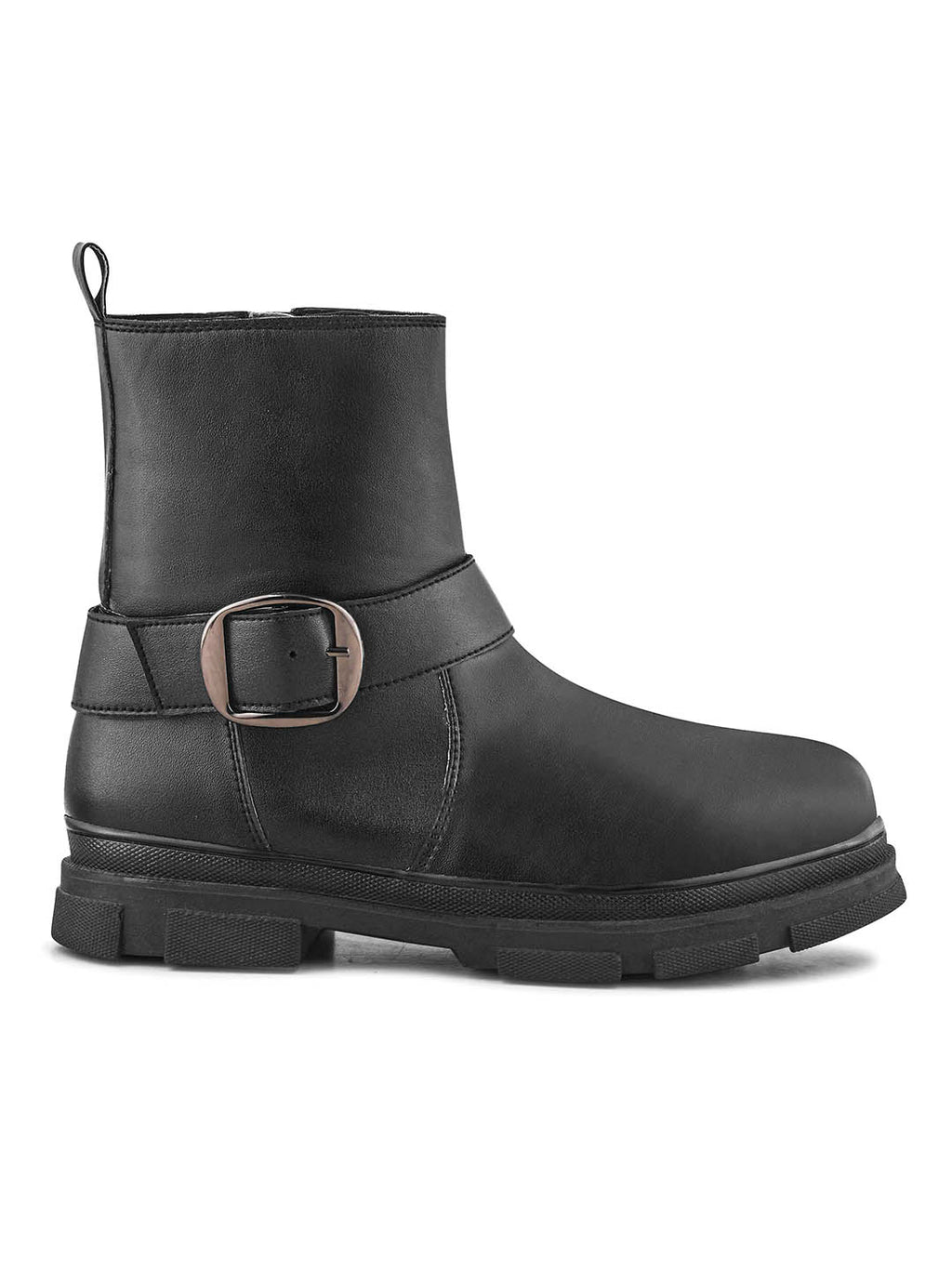 Women Tan Block Heeled Boots