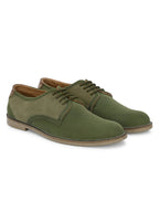 Men's Textured Lace-Up Derby Shoes