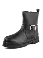 Women Tan Block Heeled Boots