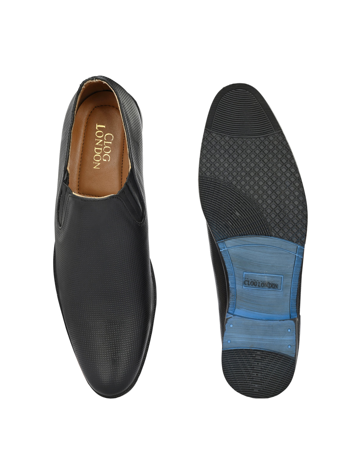 Men's Leather Formal Slip-Ons Derby Shoes