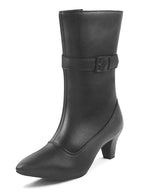Women Black Casual Long Boots