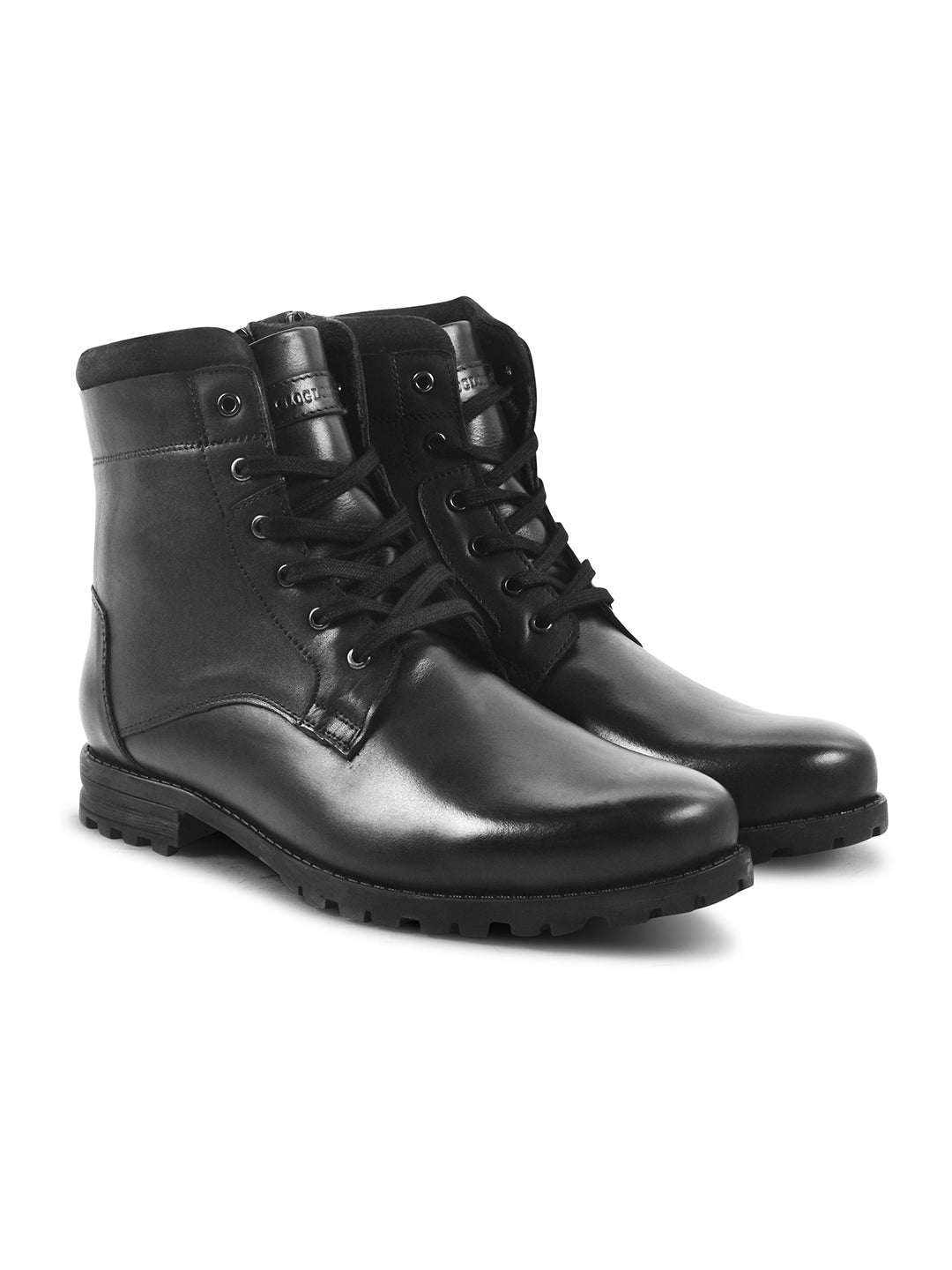 Leather High Ankle Boots for Men's