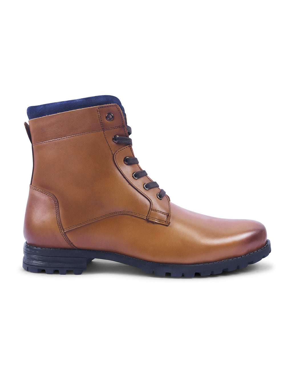 Leather High Ankle Boots for Men's