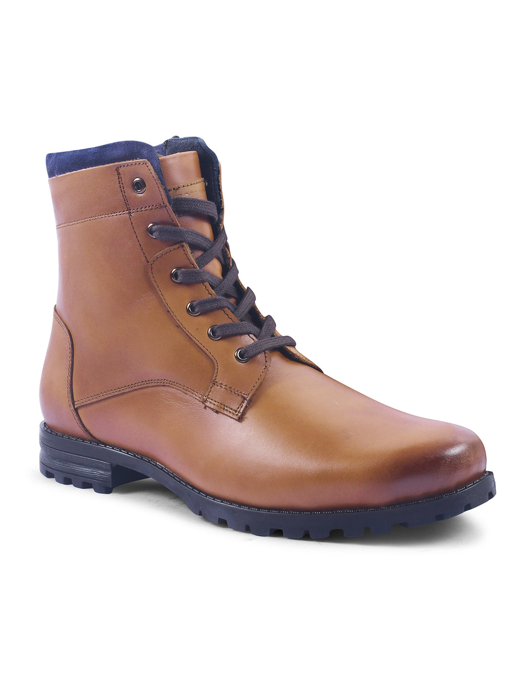 Leather High Ankle Boots for Men's