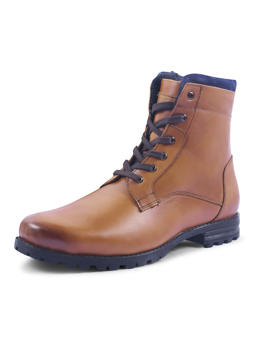 Leather High Ankle Boots for Men's
