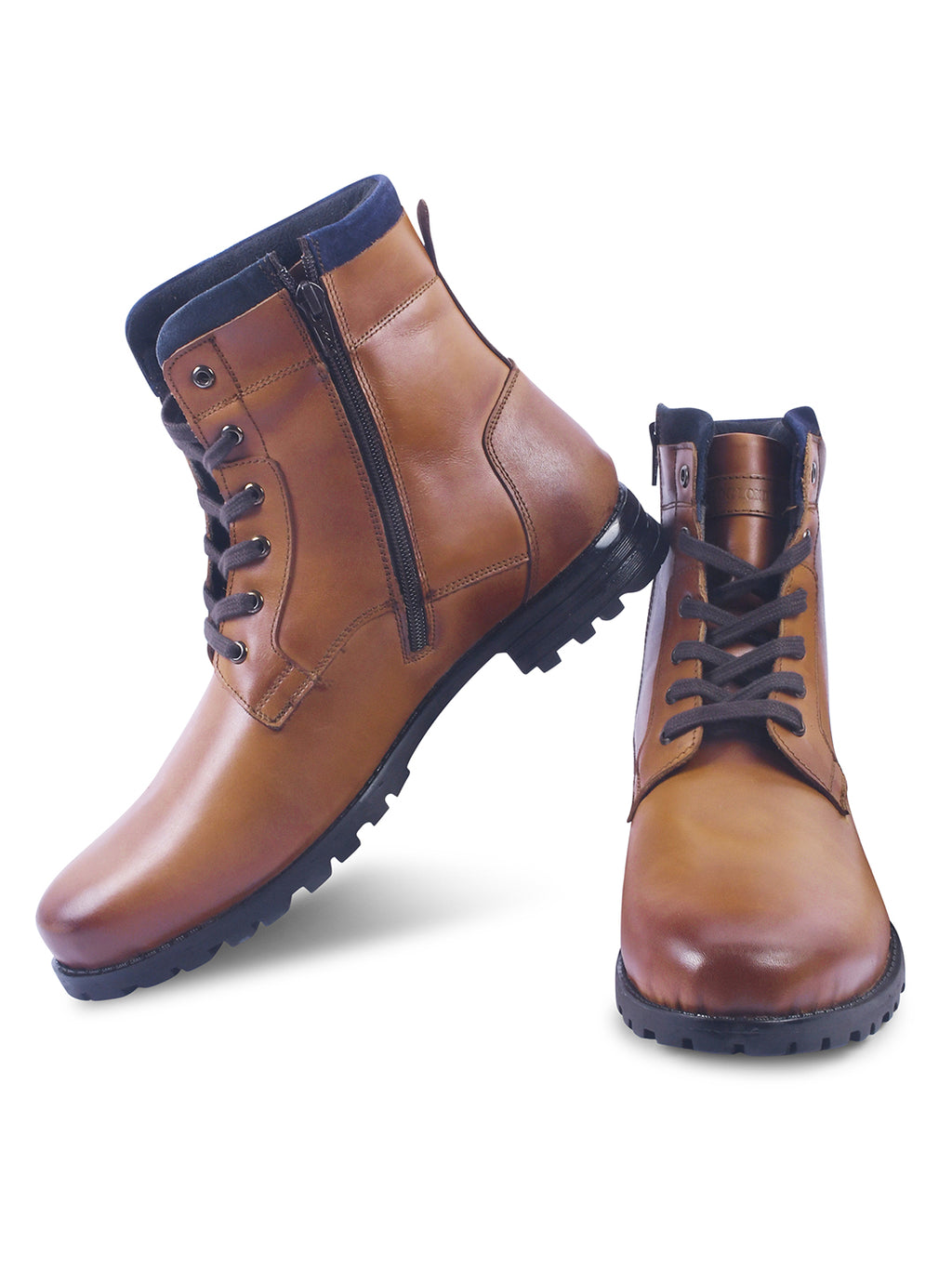 Leather High Ankle Boots for Men's