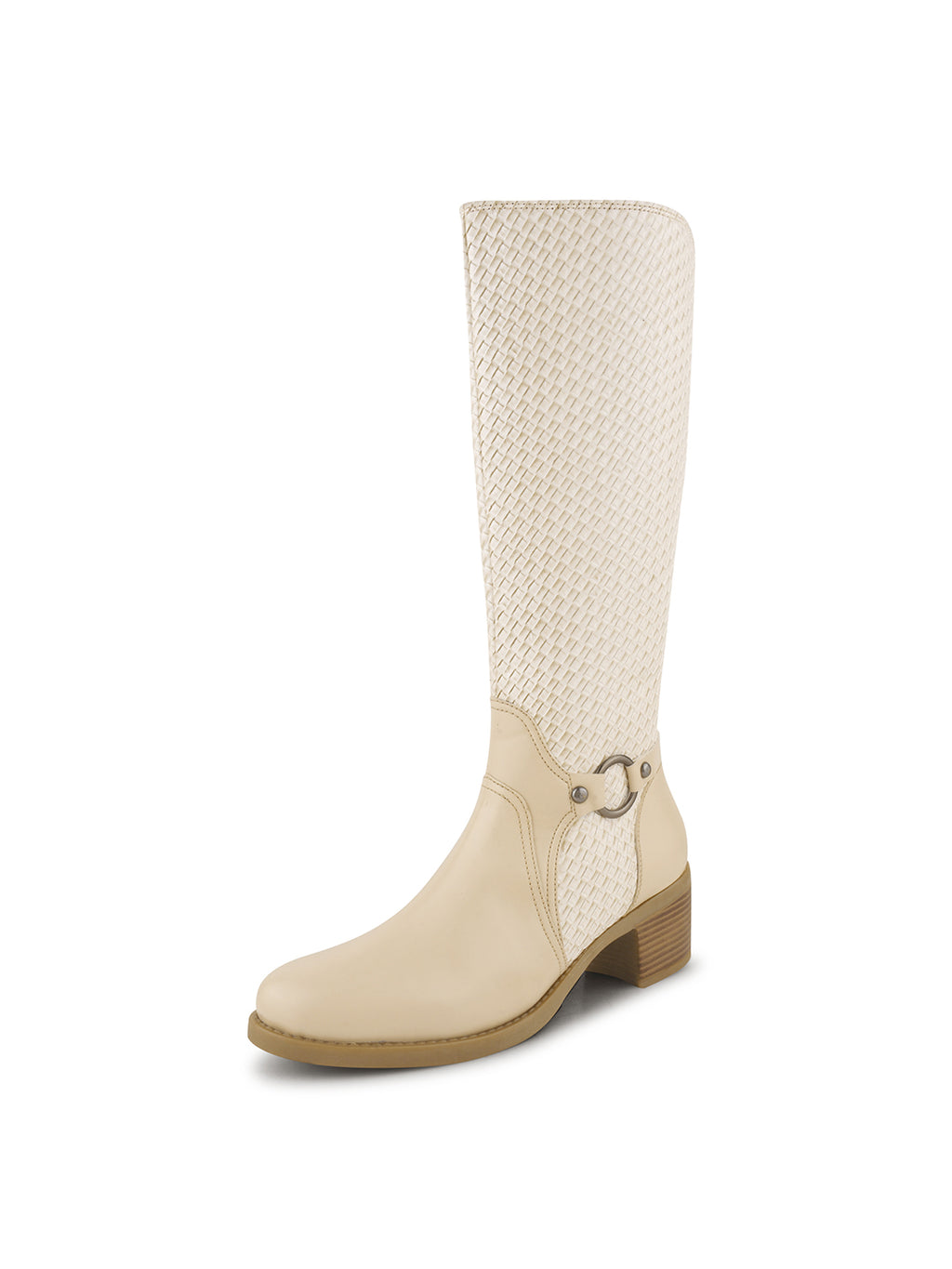 Women Tan Ankle Length Side Zipper Boots