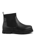 Women Black Block Heeled Boots