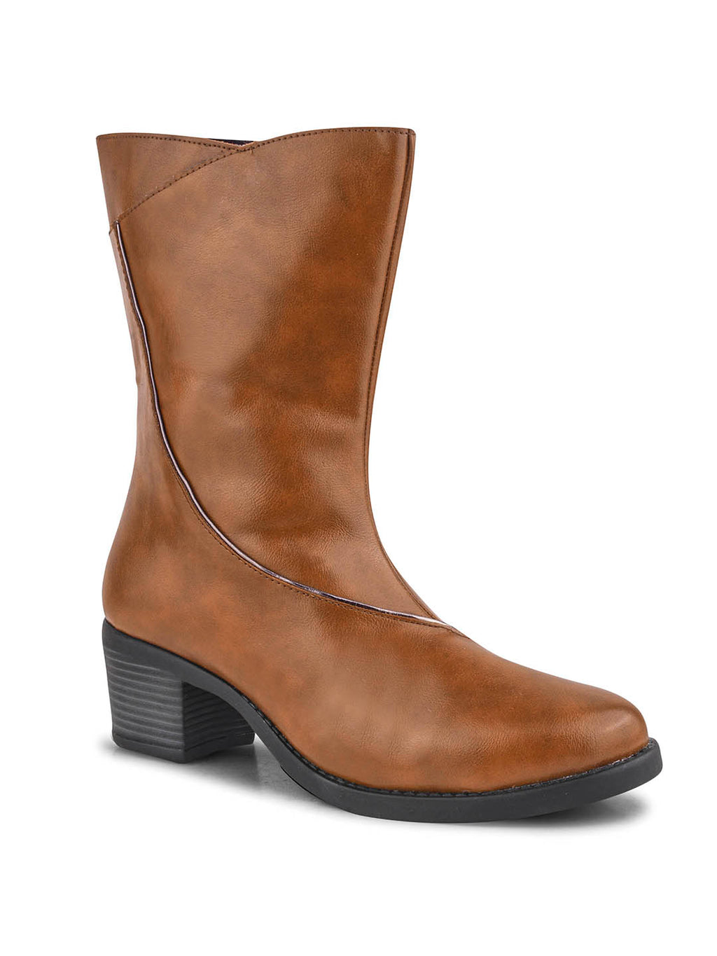 Women Tan Casual Boots