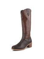 Women Black Ankle Length Side Zipper Boots