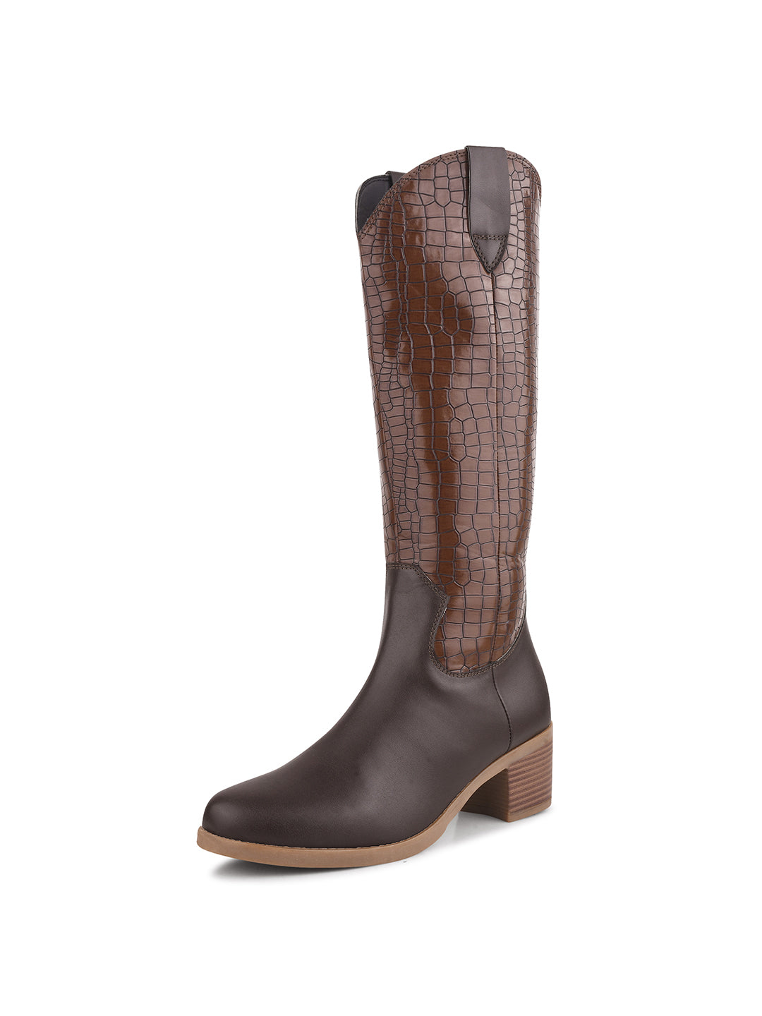 Women Black Ankle Length Side Zipper Boots