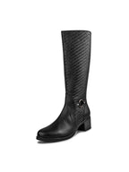 Women Tan Ankle Length Side Zipper Boots