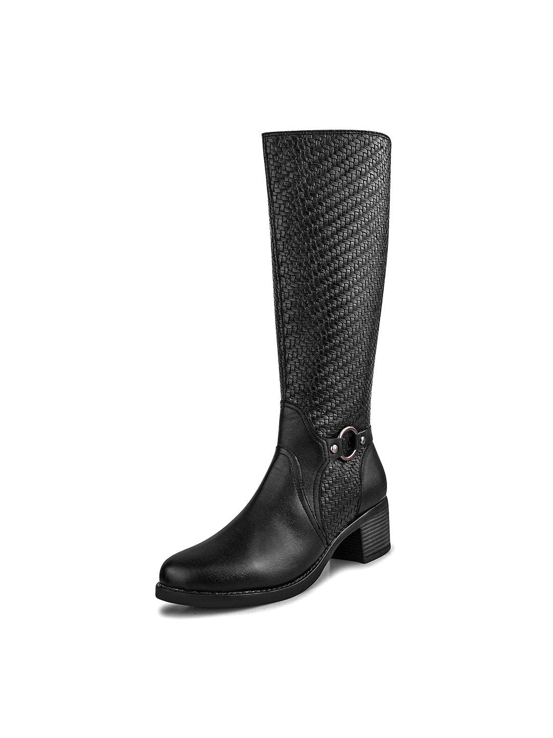 Women Tan Ankle Length Side Zipper Boots