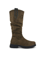 Women Green Casual Boots