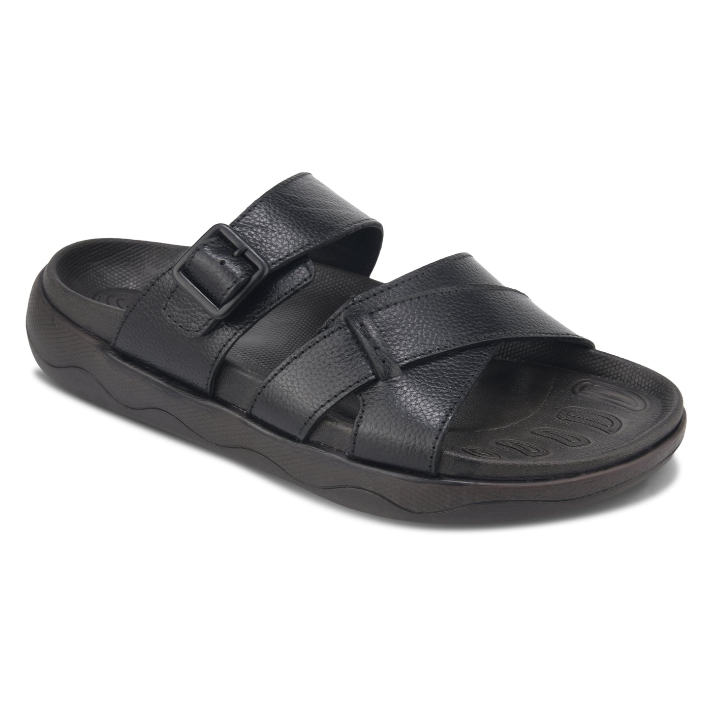 Men’s Casual Leather Buckle Sandals