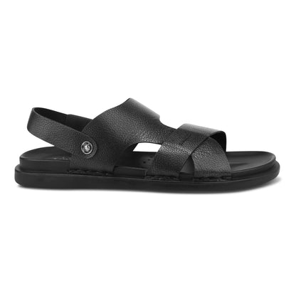 Men’s Casual Leather Buckle Sandals