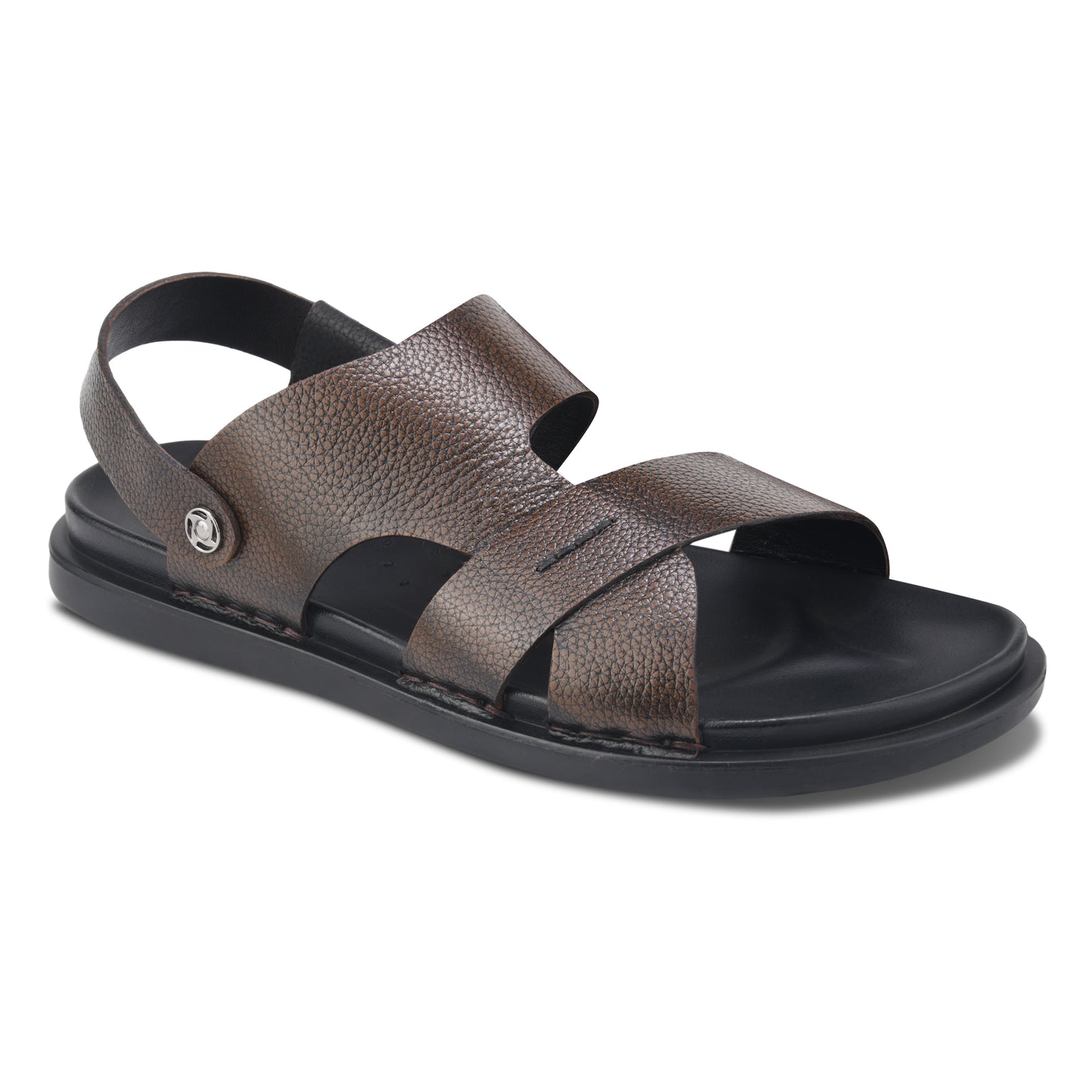 Men’s Casual Leather Buckle Sandals