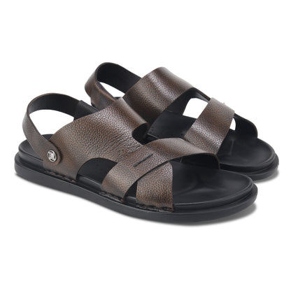 Men’s Casual Leather Buckle Sandals