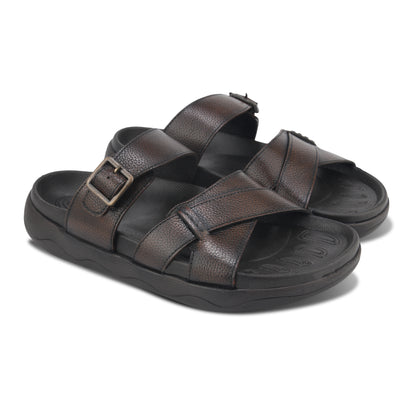 Men’s Casual Leather Buckle Sandals