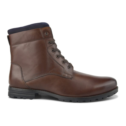 Men’s Burnished Leather Ankle Boots