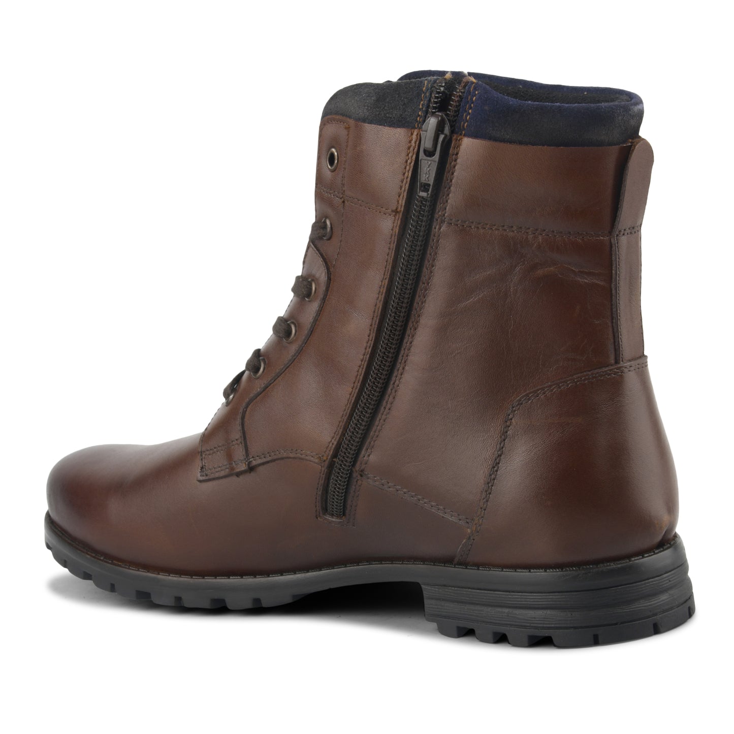 Men’s Burnished Leather Ankle Boots