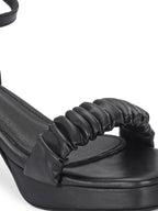 Women Beige Strap Heels Sandals