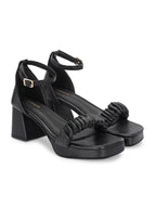 Women Beige Strap Heels Sandals