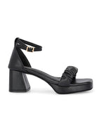 Women Beige Strap Heels Sandals
