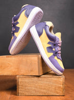 Men's Purple & Yellow Casuals Sneakers Shoes