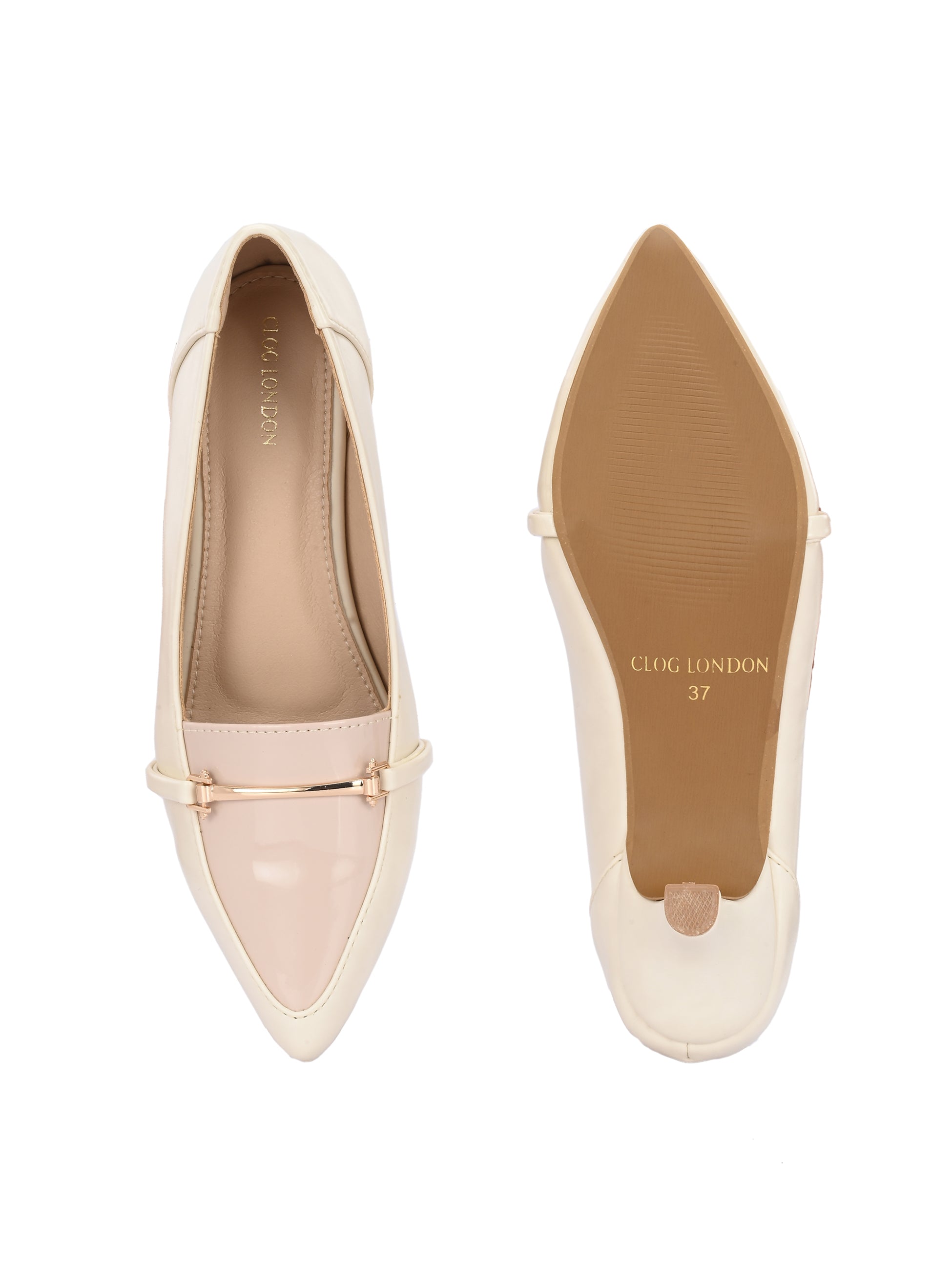 Women Off-White Block Pumps Heeled Sandals