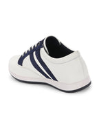 Men's White-Blue Sneakers Shoes