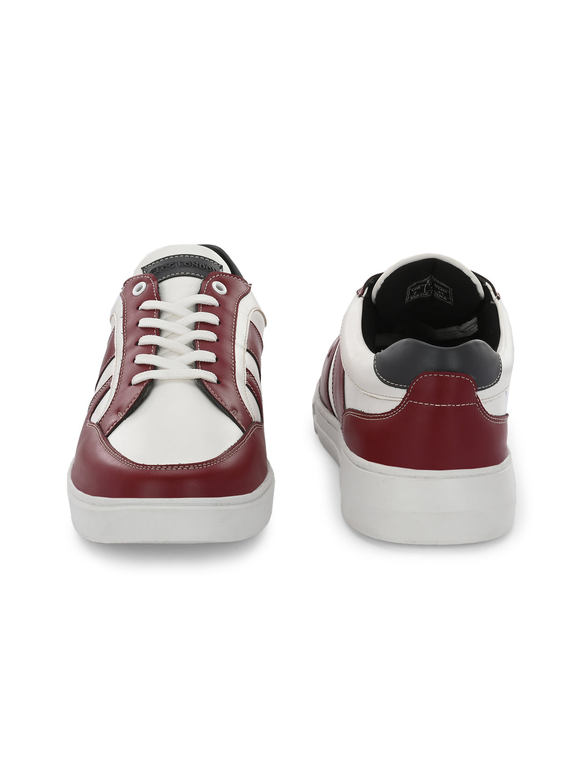 Men's Red & White Sneakers Casual Shoes