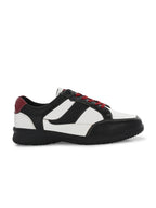 White-Black Sneakers Shoes for Men's