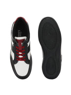 White-Black Sneakers Shoes for Men's