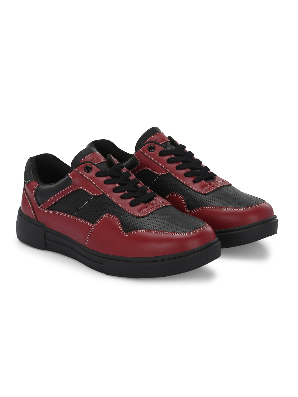 Men's Red-Black Sneakers Shoes