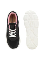 Women Black Casual Sneakers