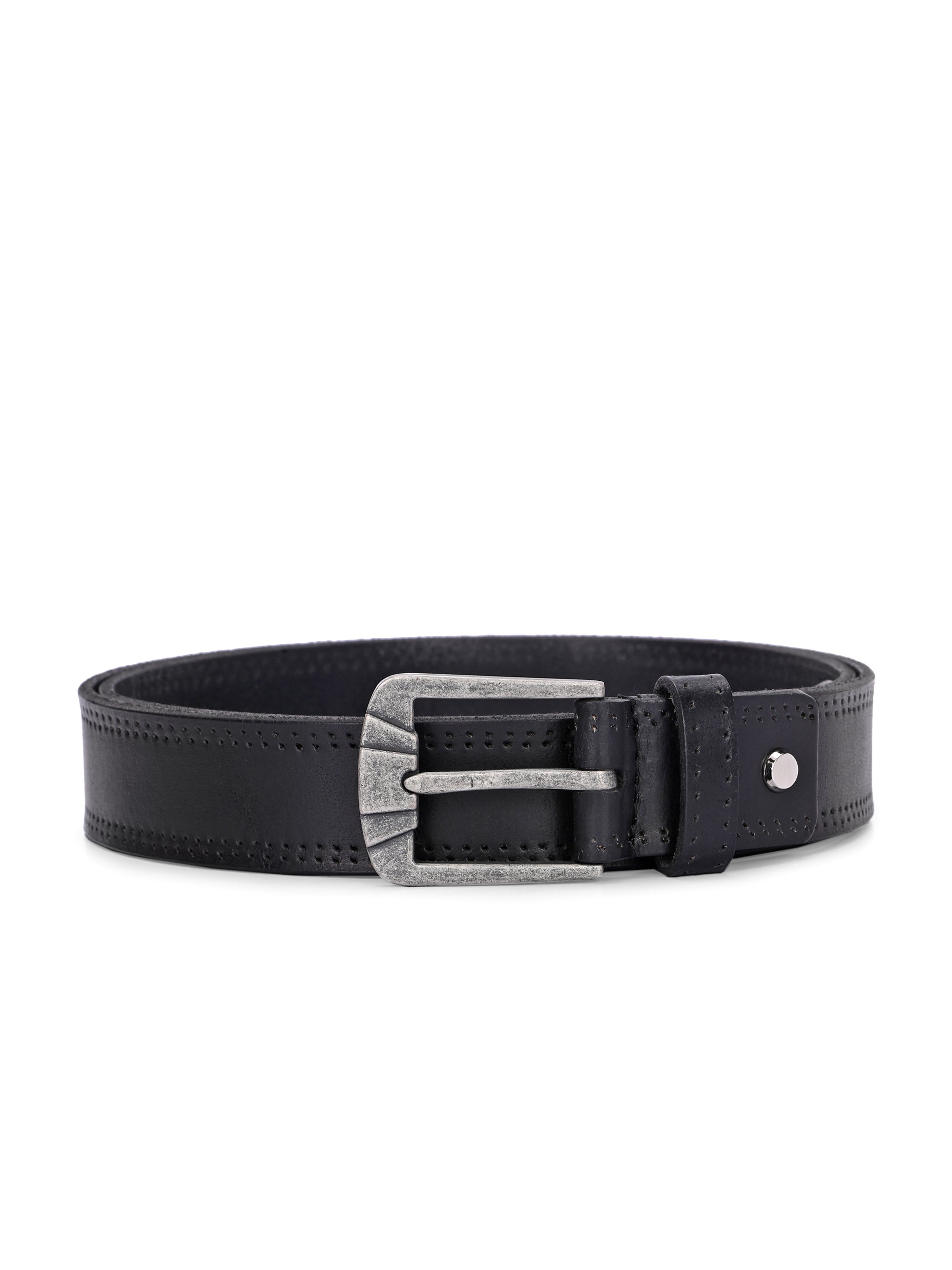 Black & Tan Leather Belts for Men's
