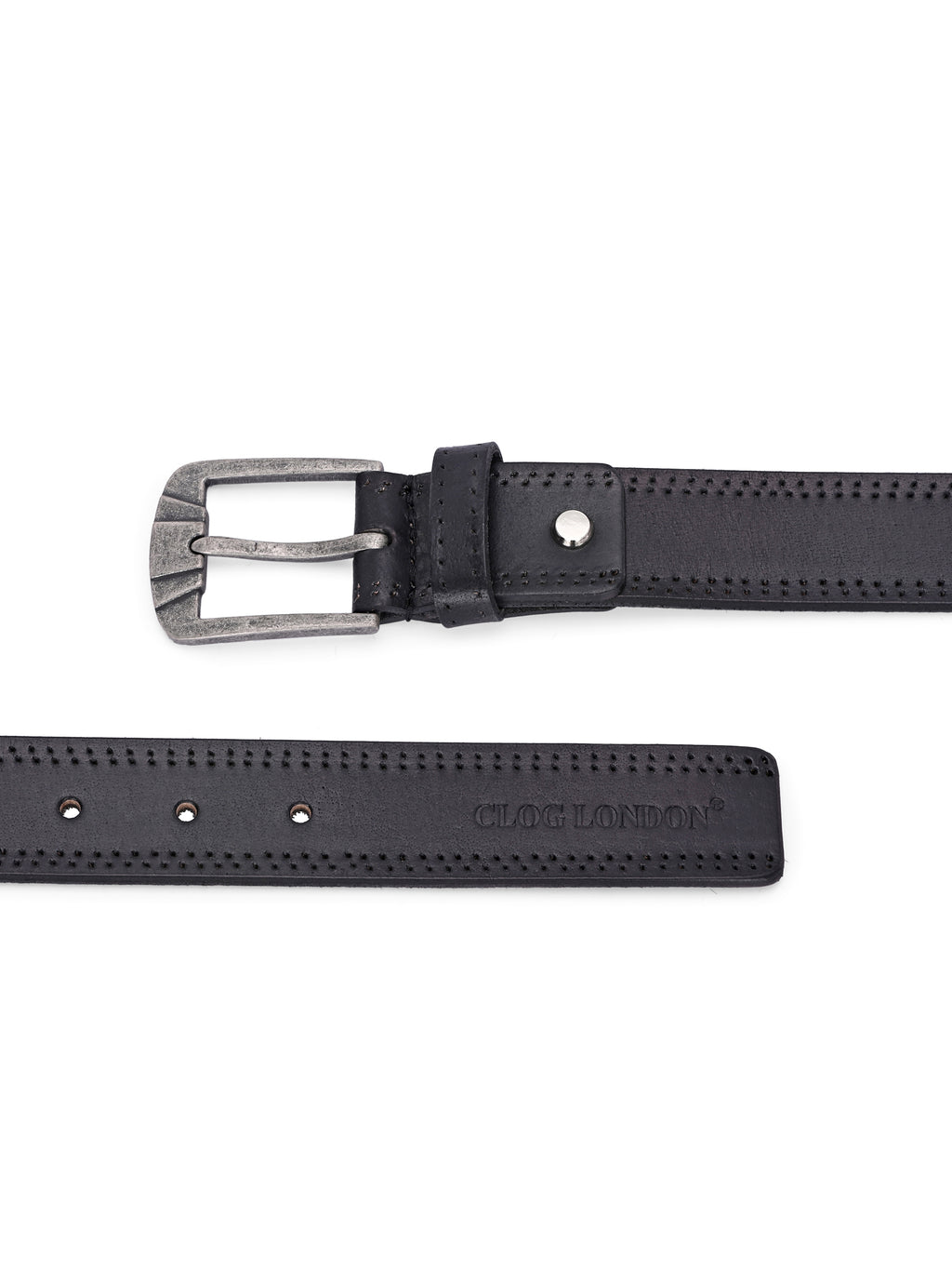 Black & Tan Leather Belts for Men's