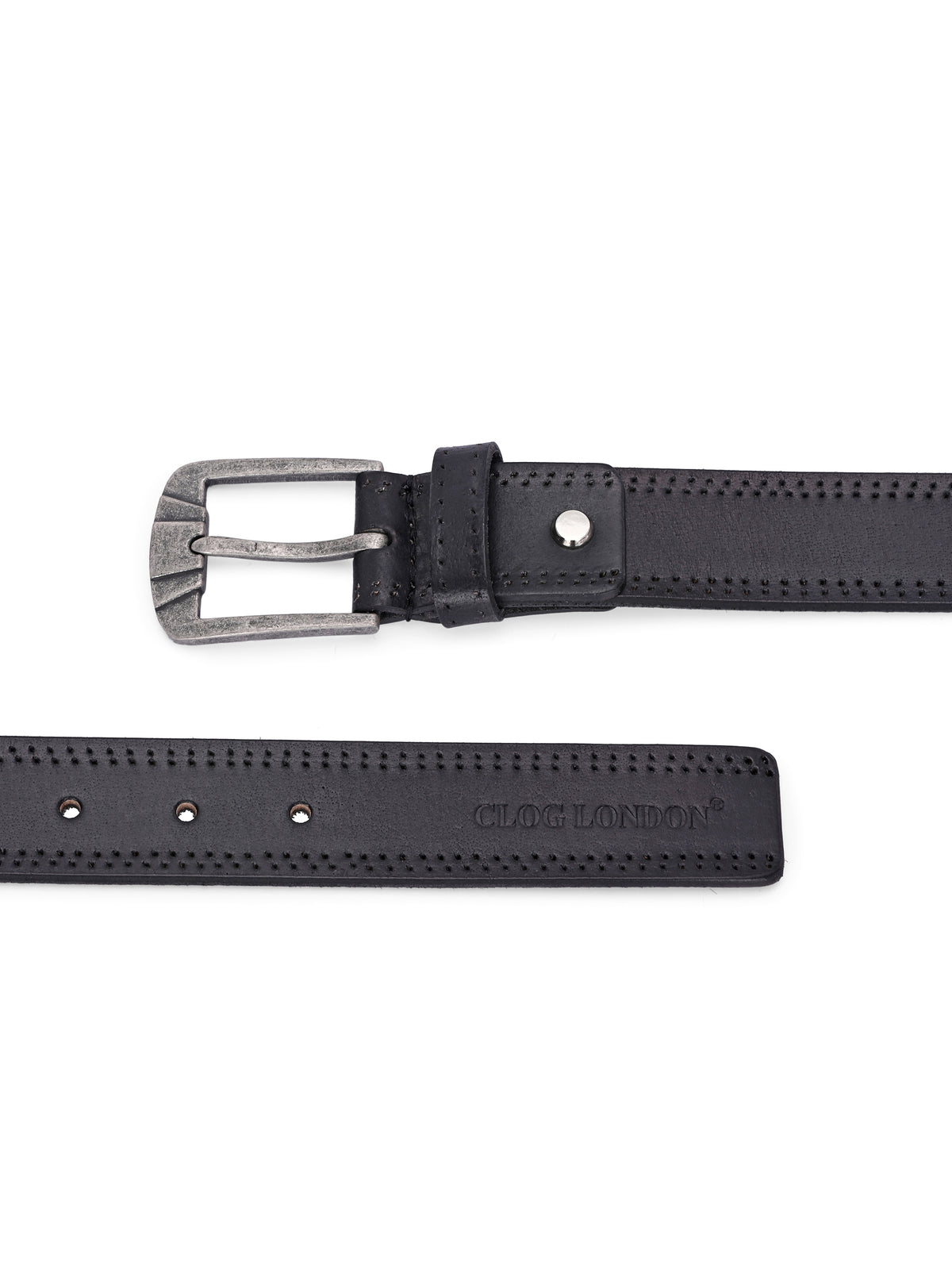Black & Tan Leather Belts for Men's
